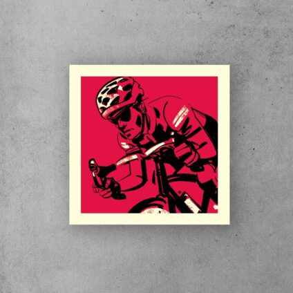 Cyclist (red)