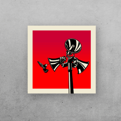 Hummingbird – red