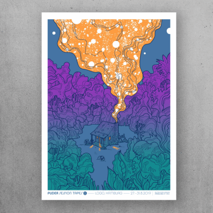 Puder - gig poster - spiegelsaal-net 2019