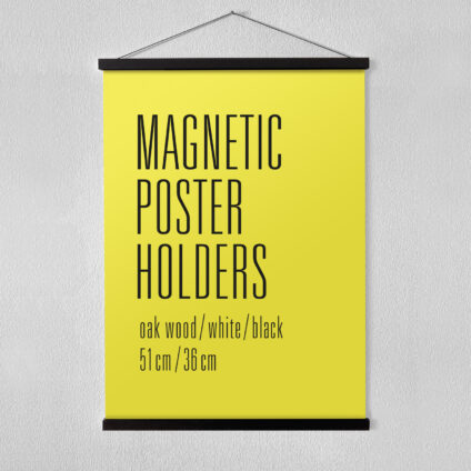 Magnetic poster holders
