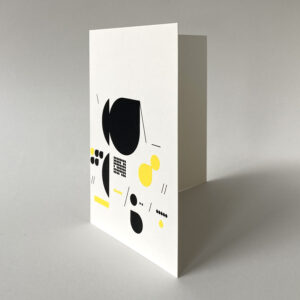 à point 3 minimalist greeting card + envelope