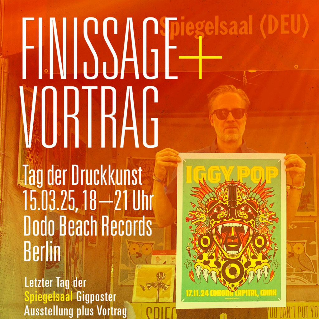 Vinissage der Spiegelsaal Ausstellung und Vortrag im Dodo Beach Recordstore