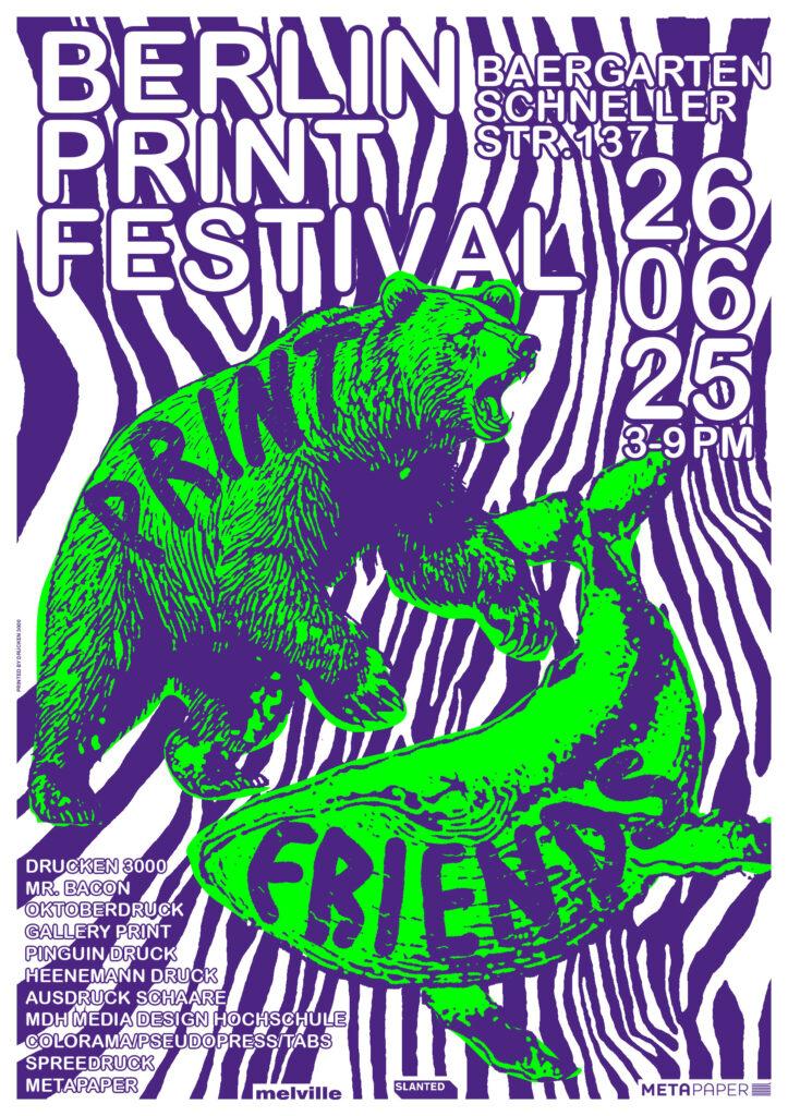 Postermotiv für das Metapaper - Print Festival Berlin 2025