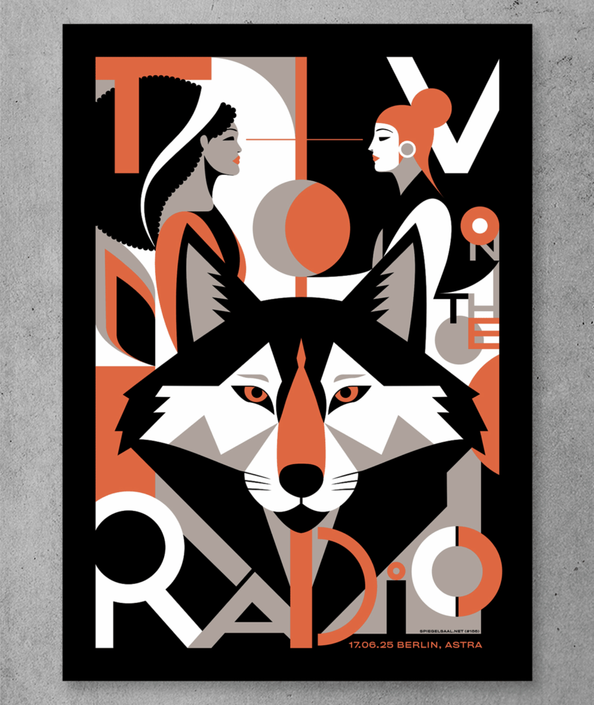 Posterdesign for TVOnTheRadio-Astra, Berlin, 2025_SPS