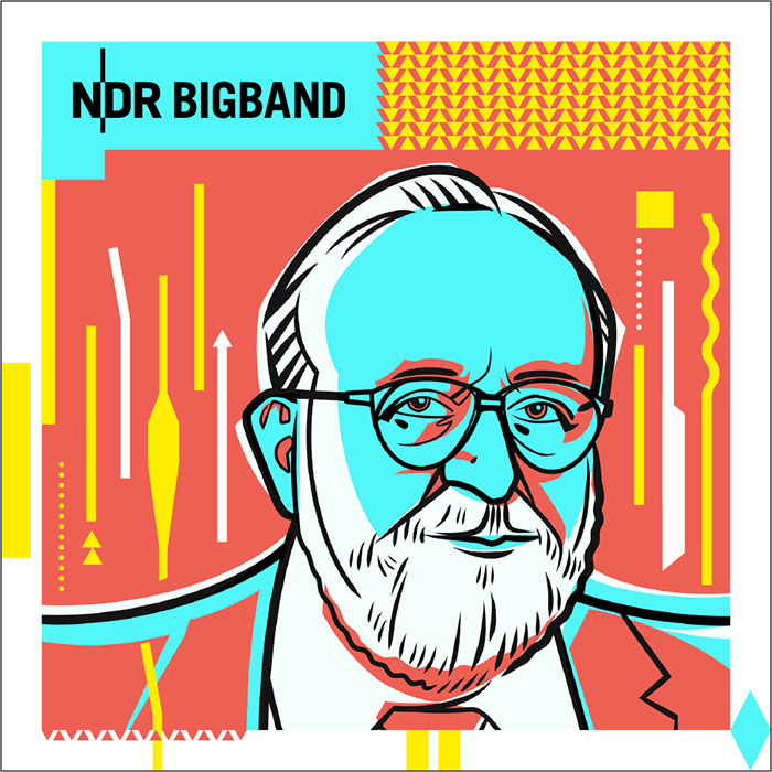 an album cover design concept for the NDT BigBand