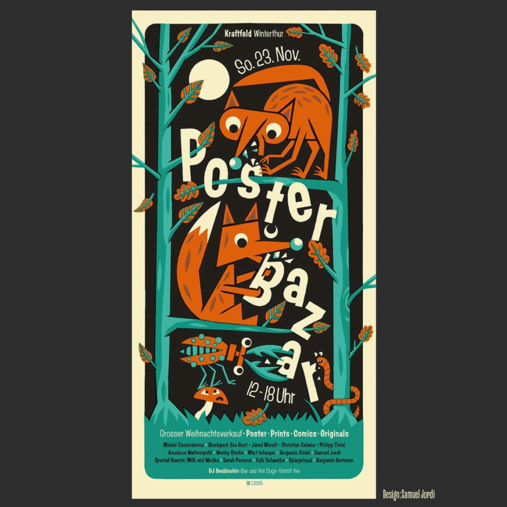Motiv für den Poster Bazar Winterthur, 2025