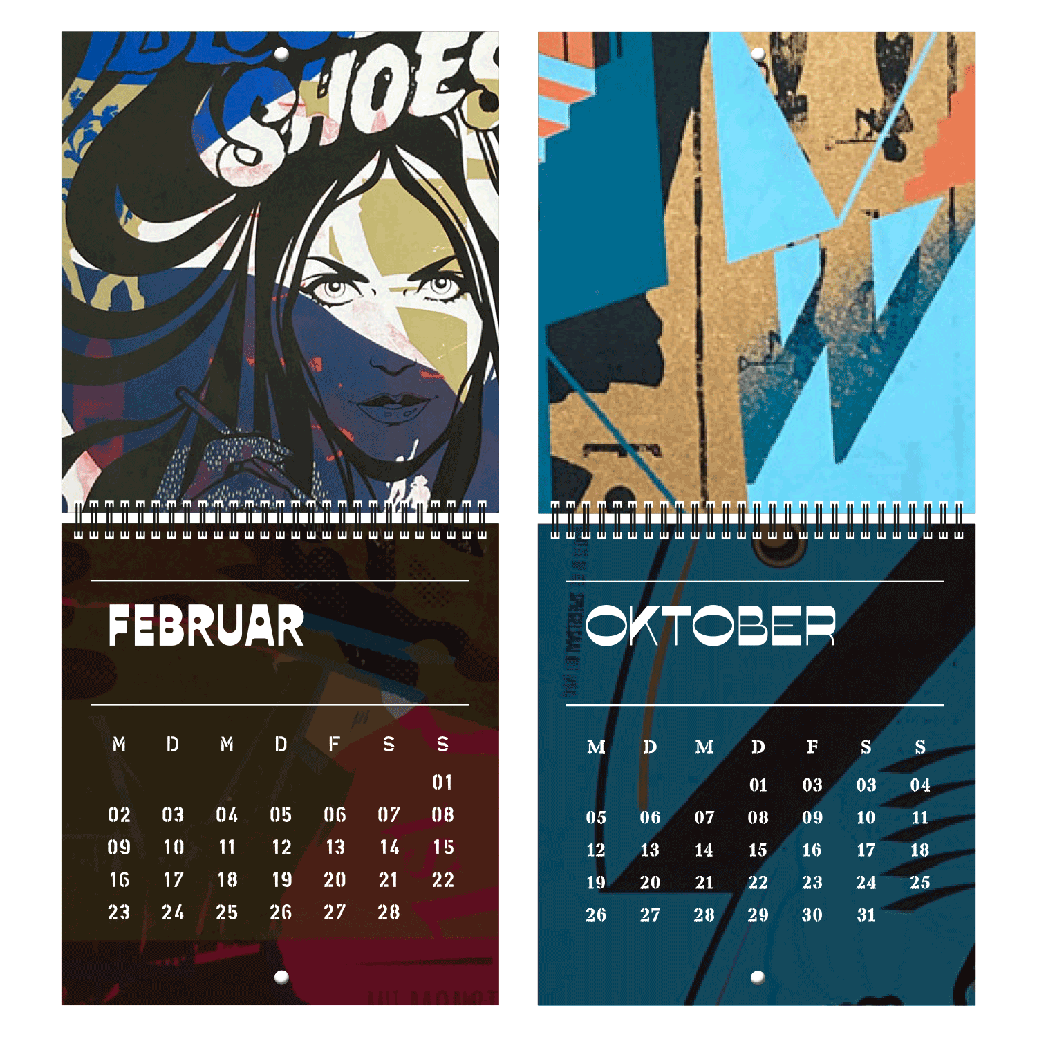 Spiegelsaal Testprint Kalender 2026