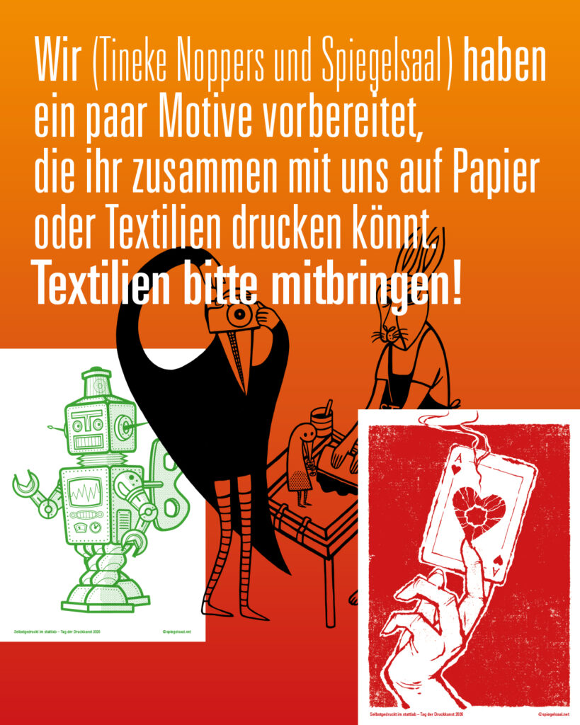 Text zum Tag der Druckkunst Event, Stattlab-2026